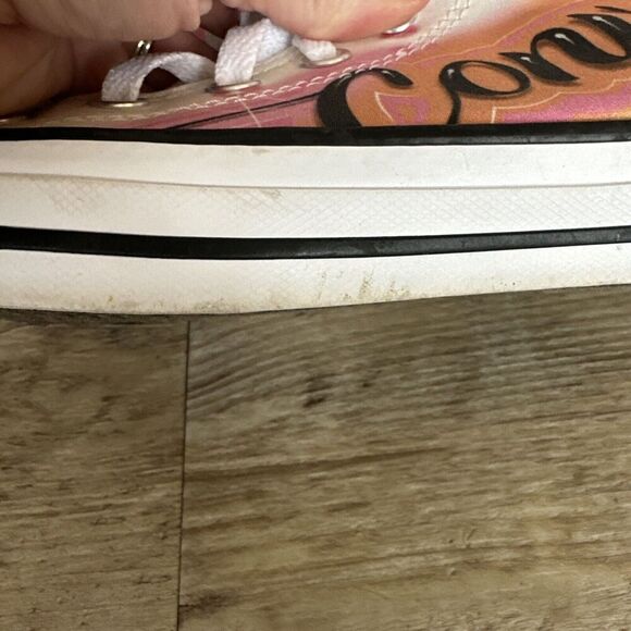 Converse Chuck Taylor All Star Women's size 7 Airbrushed High Top Sneakers - Picture 6 of 10